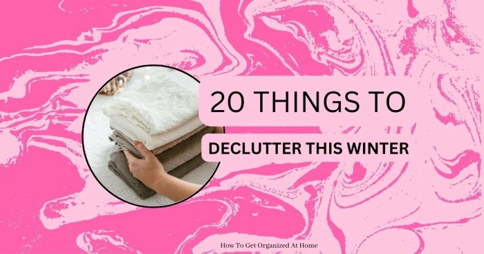 Surprising things to declutter before winter