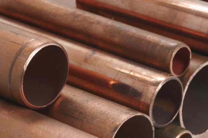 Types of copper piping