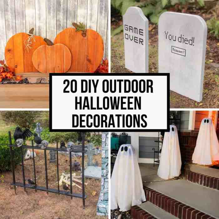 Diy outdoor halloween decorations