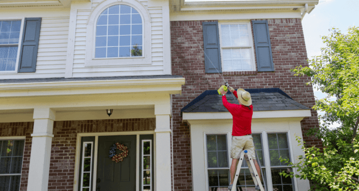 Overlooked areas to clean outside