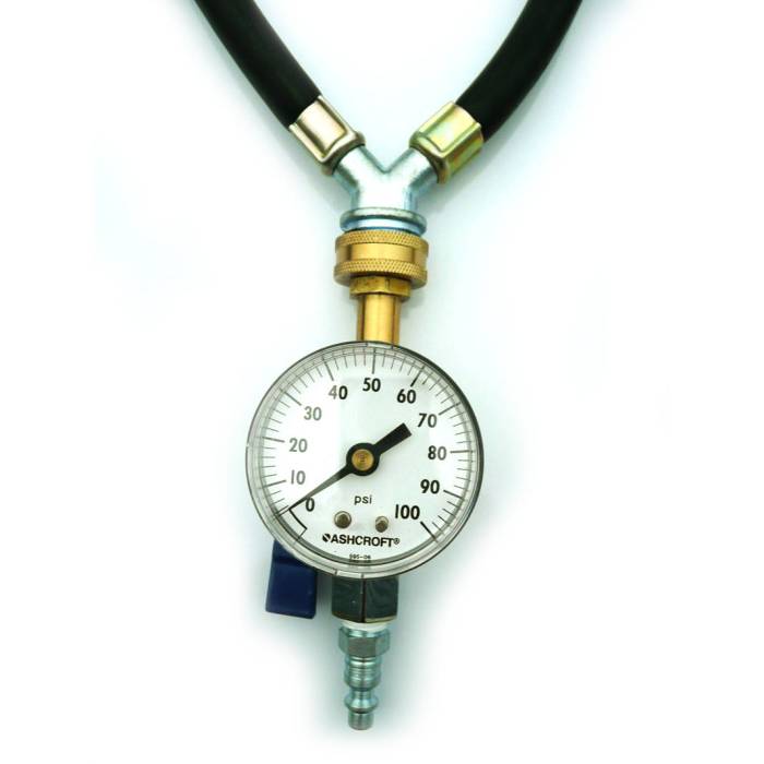 Testing water pressure in your home