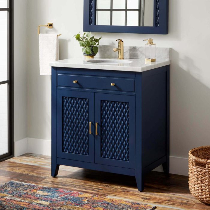 Blue bathroom vanity ideas