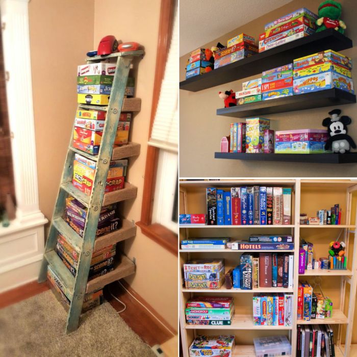 Board game storage ideas