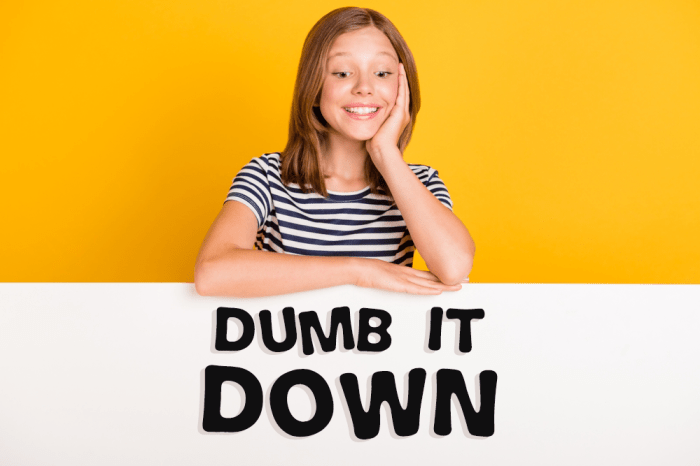 「Dumb it down」の意味を知っていますか? - ネイティブキャンプ英会話ブログ | 英会話の豆知識や情報満載 Dumb cane dieffenbachia definition