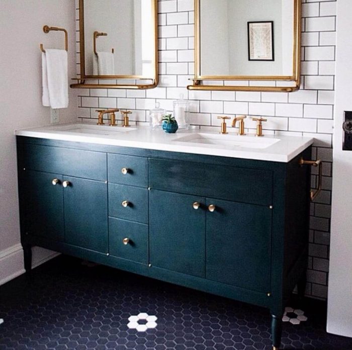 Blue bathroom vanity ideas