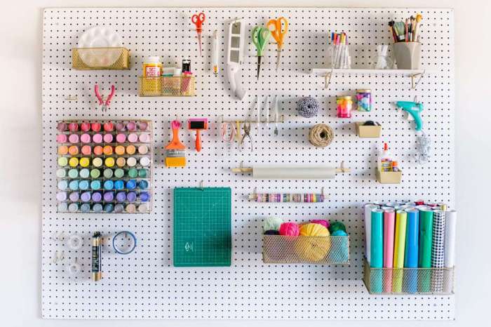 13 Genius Uses for a Pegboard in a Craft Room Pegboard ideas for every room