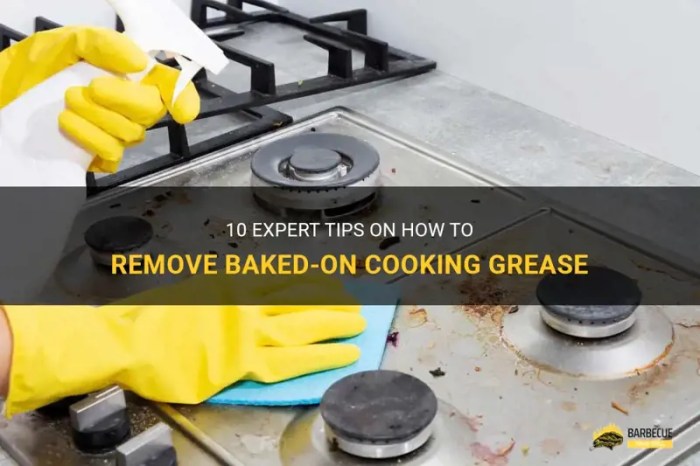 Tips for battling cooking grease