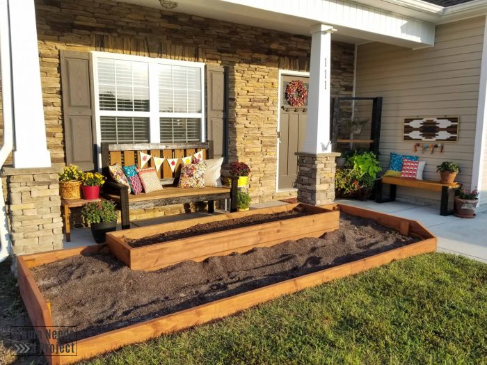 Make front porch look expensive