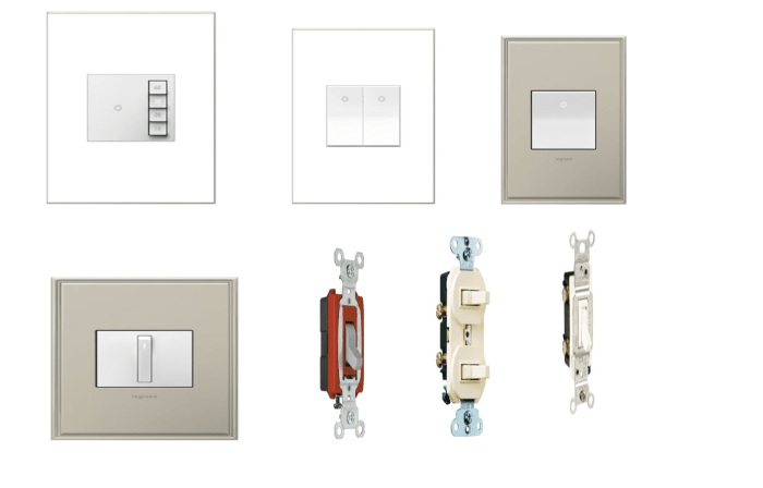 Types of electrical switches in the home