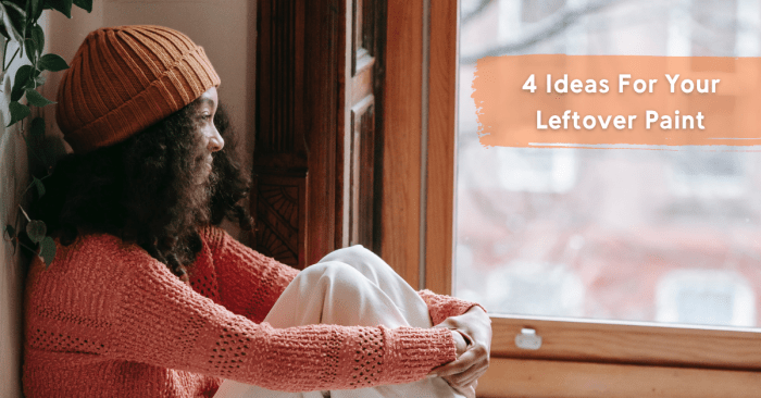 Ways to reuse leftover paint