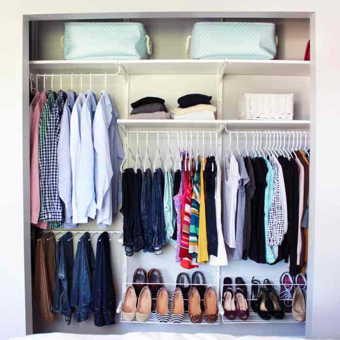 Small closet organization ideas