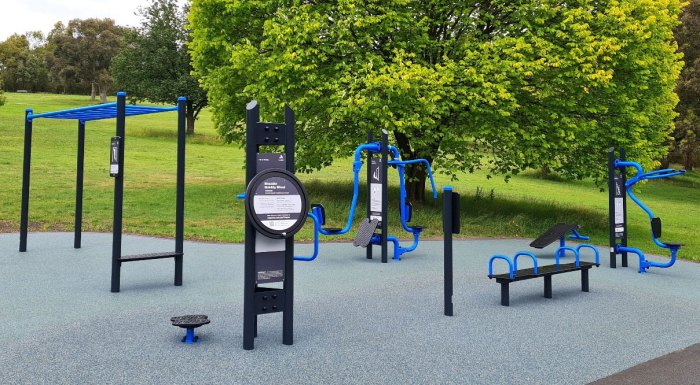 Outdoor exercise equipment fitness session | Manningham City Council Outdoor space decor not worth the splurge