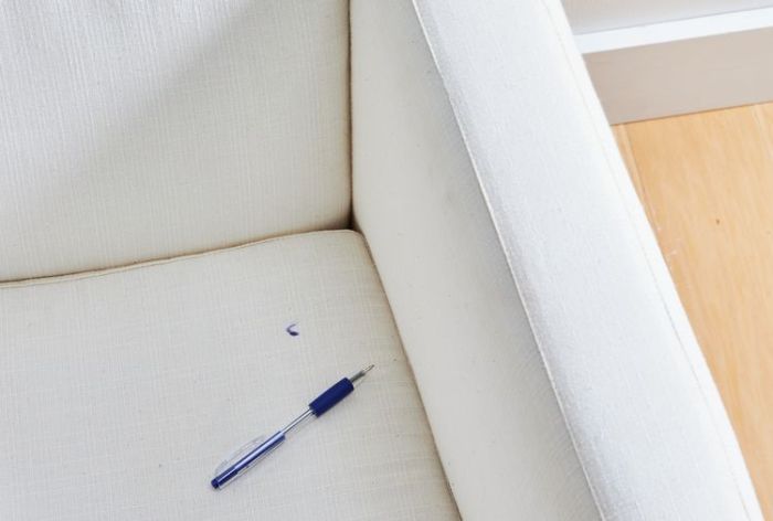 How to get pen out of couch