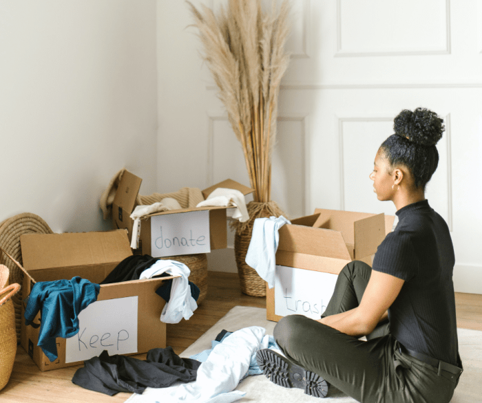 Decluttering tasks i do to relax