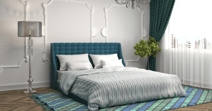 What size rug under king bed