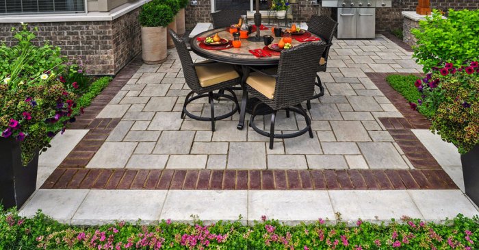 Patio paver design ideas