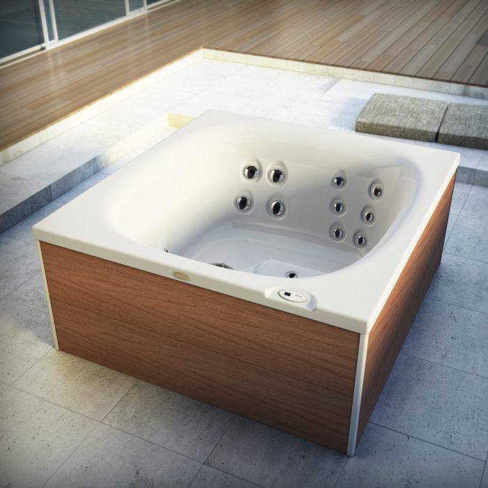 Jacuzzi FS200 6-osobowe LED 82 dysze na taras, na balkon do ogrodu ... Are jacuzzi tubs out of style