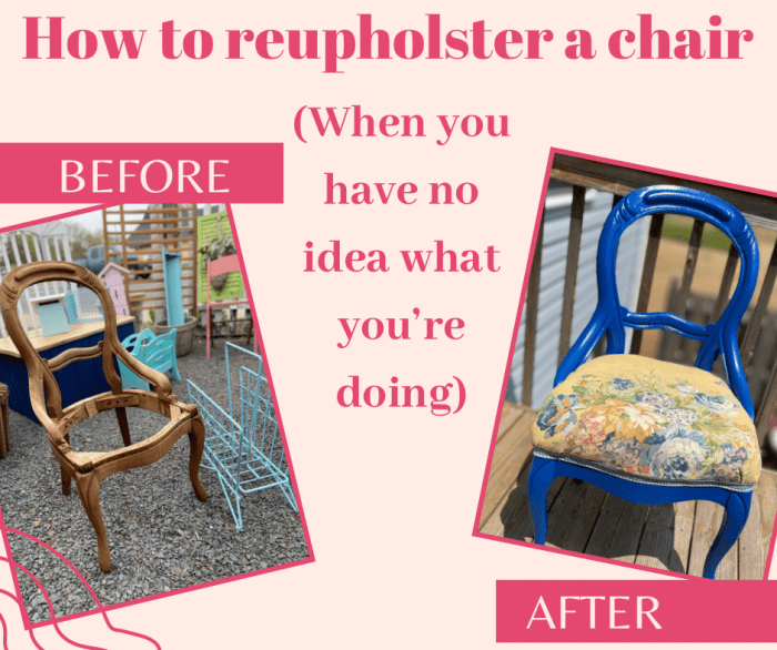 How to reupholster a chair seat (When you have no idea what you’re ... How to reupholster a chair seat