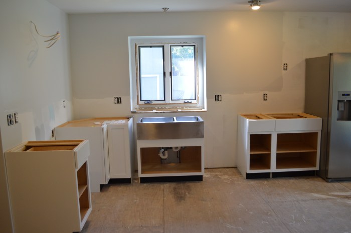 How to install kitchen cabinets