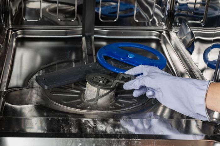 How to clean a dishwasher filter