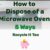 How to Dispose of a Microwave A Complete Guide