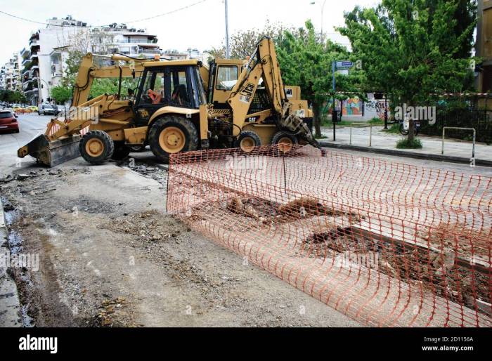 Maintenance and repair of underground pipe system, repair of plastic ...