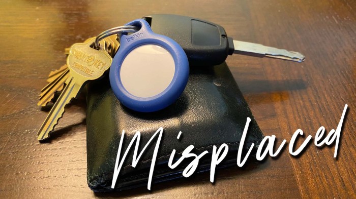 Items stored in the wrong place