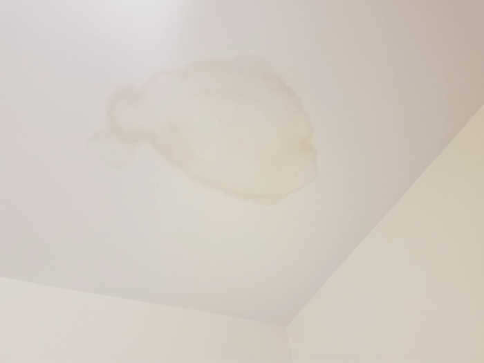 Causes of water stains on ceilings