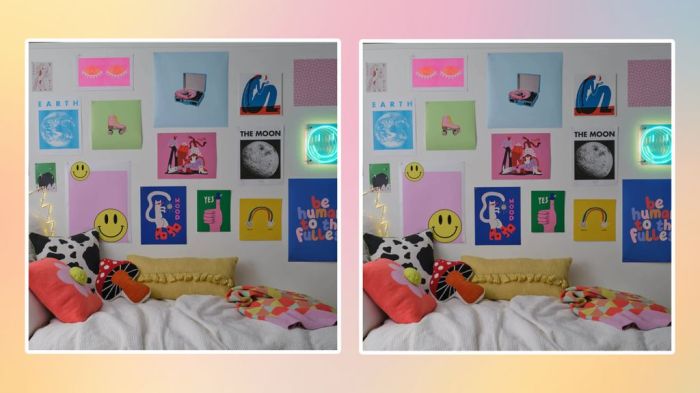 How to decorate dorm walls